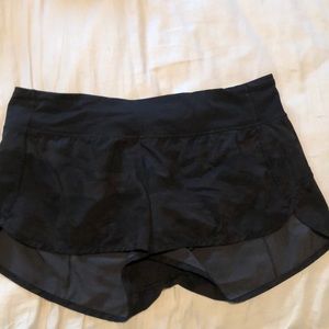 Lululemon Oil-Slick Camo Speed Shorts